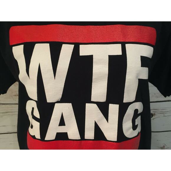 WTF Gang T Shirt Futuristic Rap Rapper Zachary Lewis Beck Singer Hip Hop Music - Picture 2 of 6